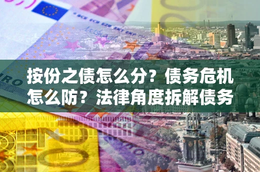 北京按份之债怎么分？债务危机怎么防？法律角度拆解债务分配与风险自保指南