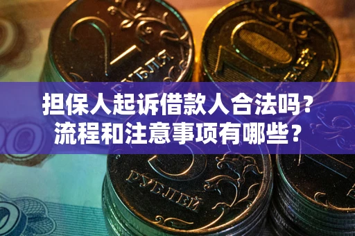 北京担保人起诉借款人合法吗？流程和注意事项有哪些？